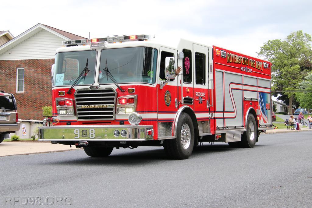 Rescue 98 Wins at Parade Royersford Fire Department