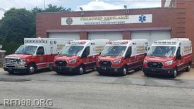 325-1 2021 Ford Transit Medix Type II
325-3 & 4 2023 Ford Transit Demers Type II
325-5 2023 Ford E-350 Medix Type III